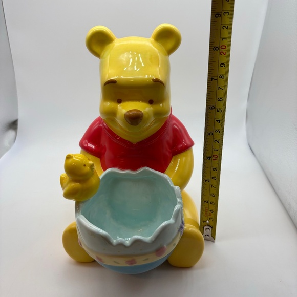 Disney Winnie the Pooh and Friends Pooh Easter Egg Ceramic Candy Bowl - Picture 12 of 16